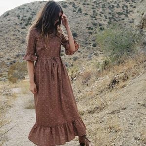 Chrisy Dawn Constance Dress Blooming Vine in Magenta